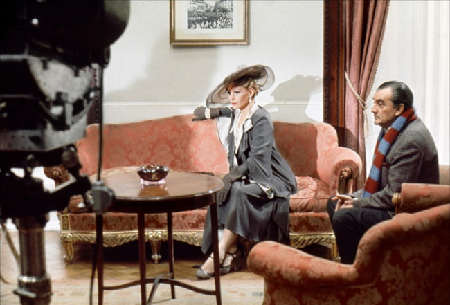 Luchino Visconti sur le tournage de Les Damnés 2