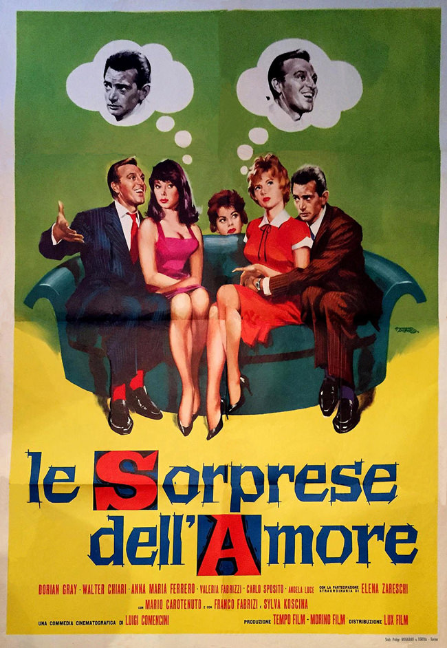Affiche de Les suprises de l'amour de Luigi Comencini