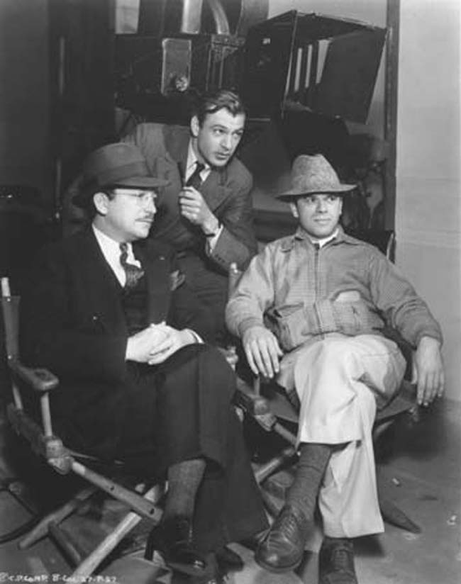 Frank Capra sur le tournage de L"homme de la rue