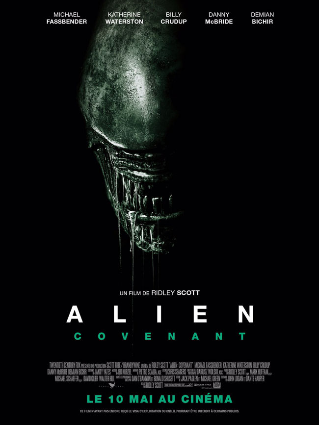 Affiche Alien Covenant de Ridley Scott