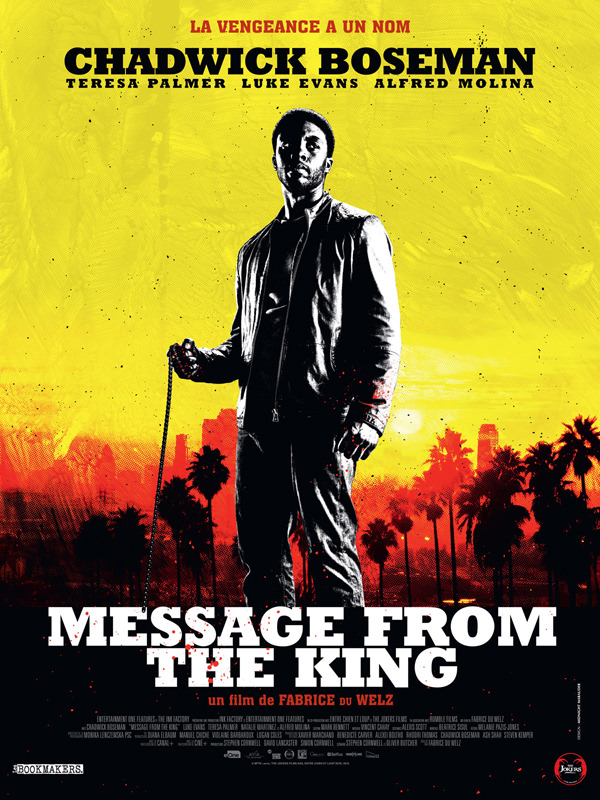 Affiche de Message from the king de Fabrice du Welz