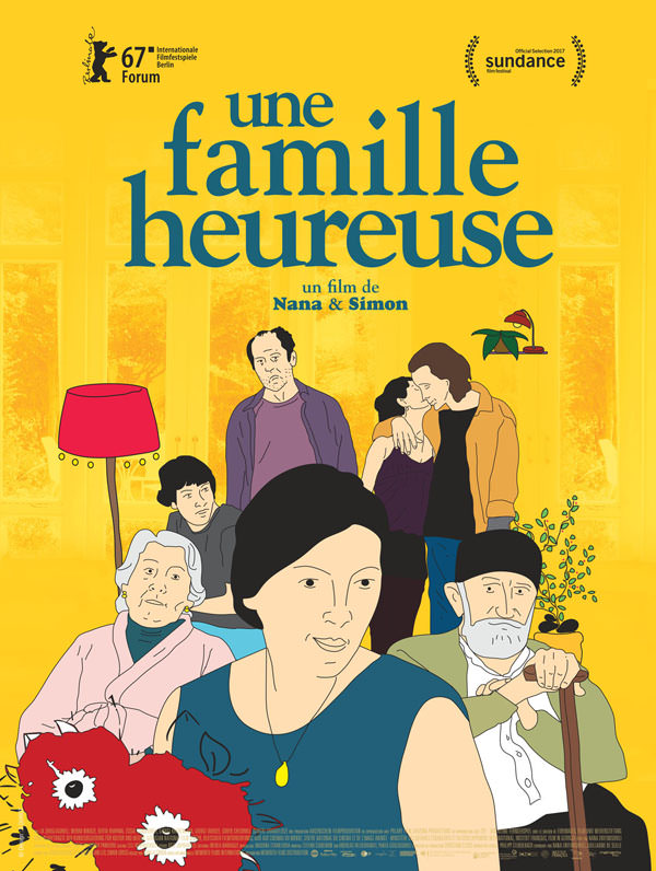 Affiche Une famille heureuse de Nana Ekvtimishvili