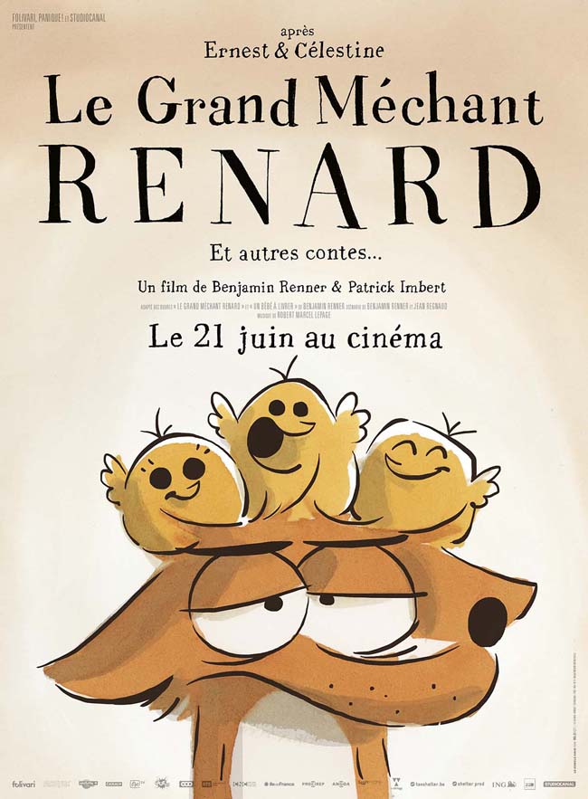 Le grand méchant renard et autres contes de Benjamin Renner et Patrick Imbert