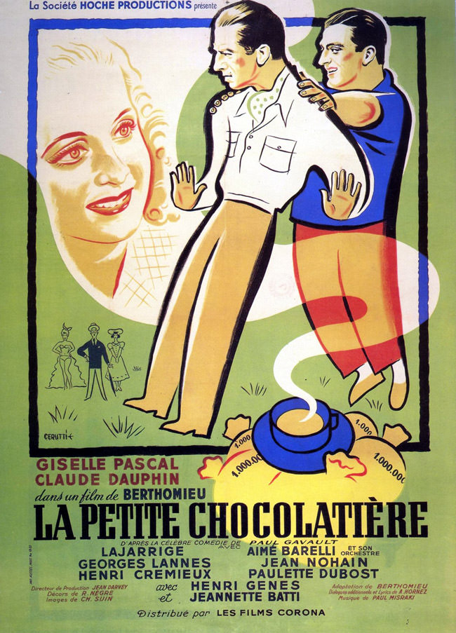 Affiche La petite chocolatière de Marc Allegret