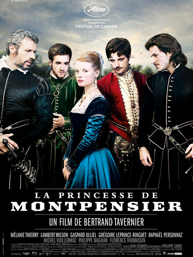 Affiche La Princesse de Montpensier de Bertrand Tavernier pour le ciné club de l'ASC au Cinéma Saint André des Arts
