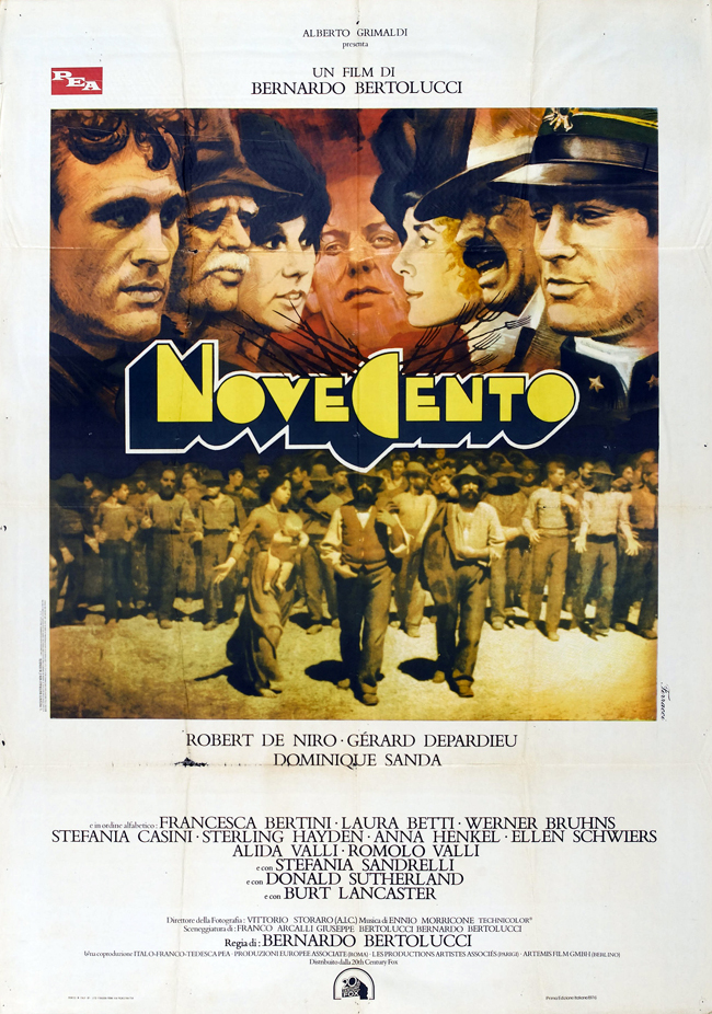 1900 de Bernardo Bertolucci pour l'actu dvd de janvier 2019 par l'Avant-Scène Cinéma