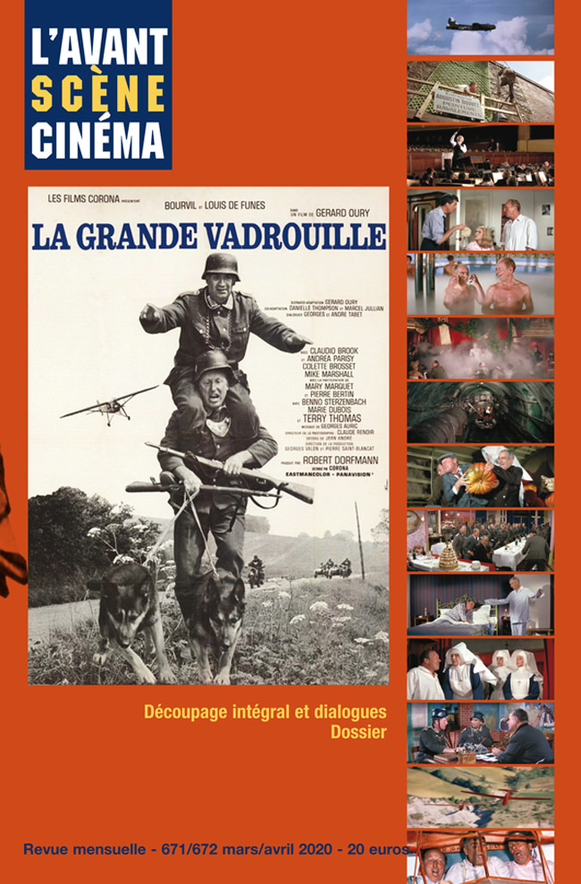 Couverture numéro 671-672 de l'Avant-Scène Cinéma à propos de La grande vadrouille de Gérard Oury