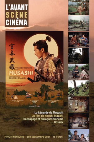 Couverture Numéro 685 de l'Avant-Scène Cinéma sur La légende de Musashi de Hiroshi Inagaki