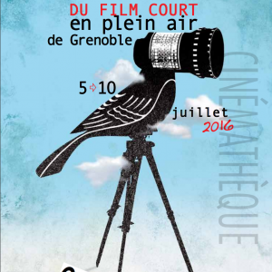 Affiche de la 39ème édition du festival du film court en plein air de Grenoble