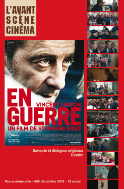 Couverture du numéro 658 de l'Avant-Scène Cinéma sur En guerre de Stéphane Brizé